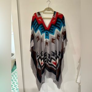 100% silk bohemian caftan
